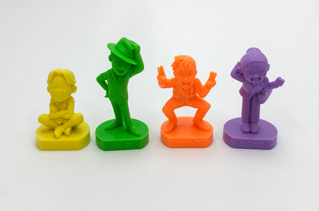 進研ゼミ中学講座「おみちびきさま」8種類｜おもしろ消しゴム®の